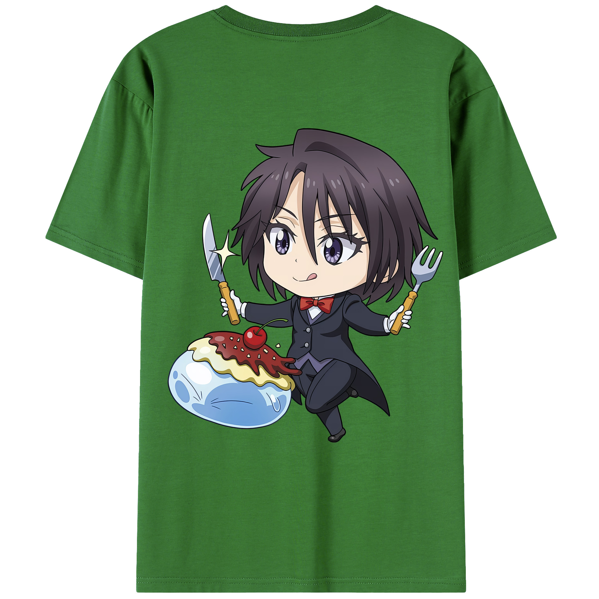 （画像用） 転スラ Regarding Reincarnated to Slime レディース半袖Tシャツ(バックプリント)